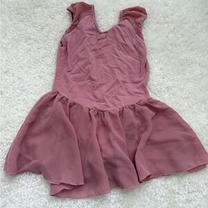 Ballet dress gymnastic dress dance dress Pink Sleeveless Kids Dress